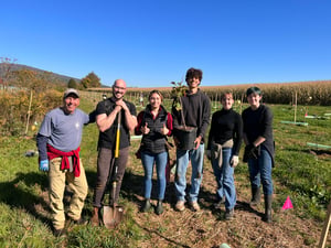 Chesapeake Bay Foundation Tree Planting Jefferson, MD 10.22.22